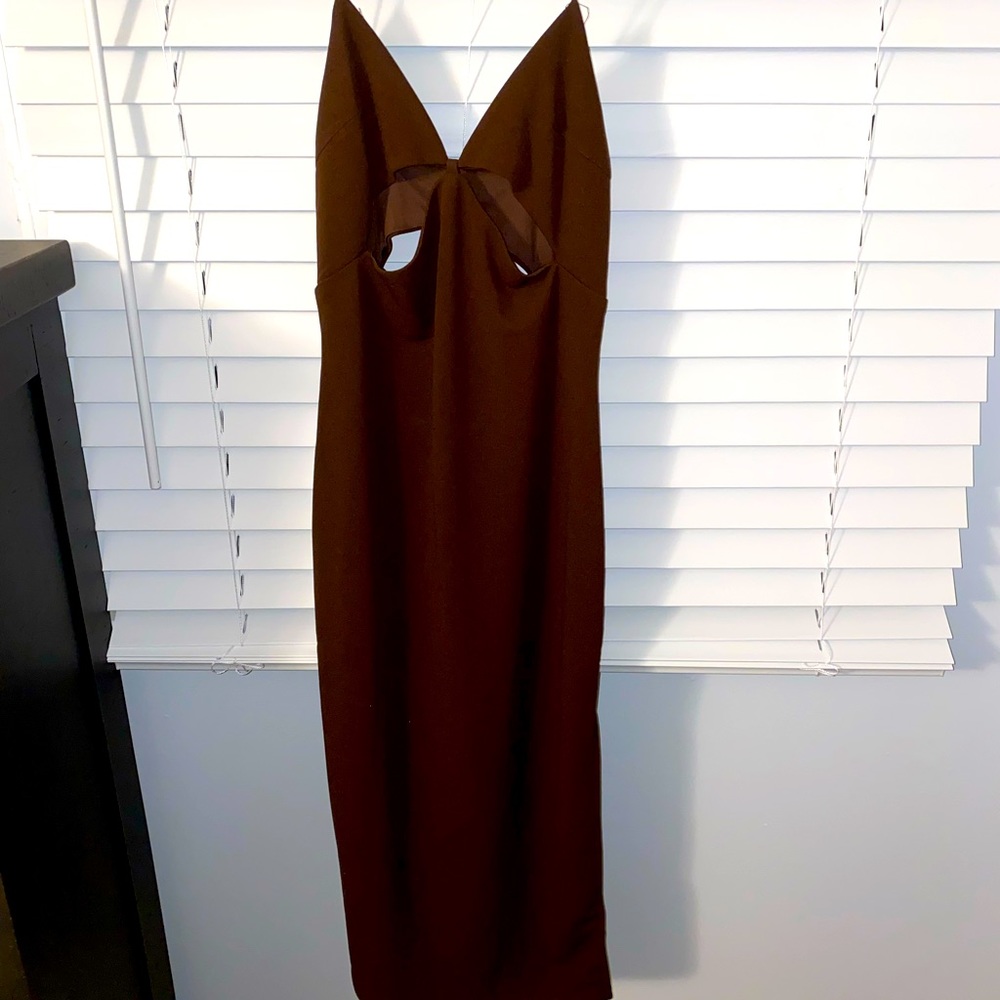 Sexy brown dress